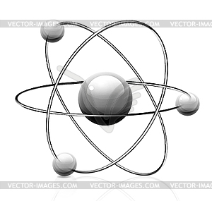 Atom symbol - vector image