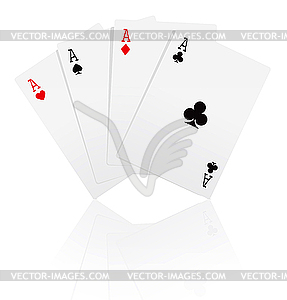 Game cards - vector clipart