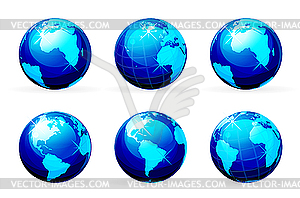 Earth icon - vector clip art