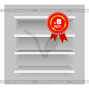 Shelves - vector image