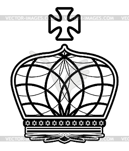 The crown - vector clip art