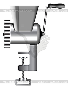 Iron Meat Grinder - vector clipart