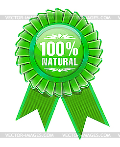 Sign of eco-friendly product - vector EPS clipart