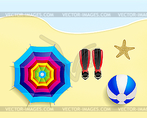 Beach - vector clipart