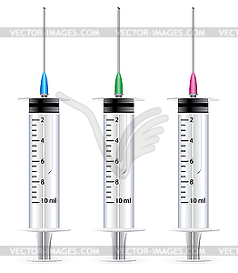 Шприцы - клипарт в векторе