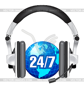 Customer support - vector clipart