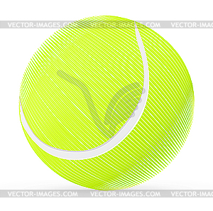 Tennis ball - vector image