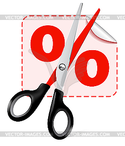 Scissors illustartion - vector clipart / vector image