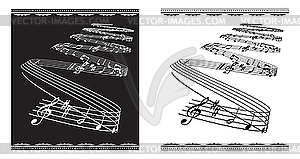 Music theme - vector image