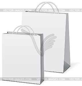 Shopping paper bags - vector clip art