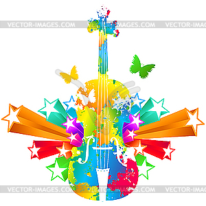 Cello, violoncello - vector clipart