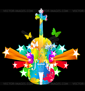 Cello, violoncello - vector clipart / vector image