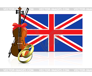 Royal wedding in England - vector clipart