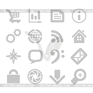 Application icons - vector EPS clipart