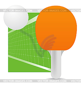 Пинг-понг - векторное изображение