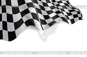 Checkered Flag - vector clip art