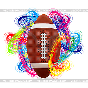 American football ball - vector image