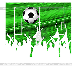 Football background - vector clip art
