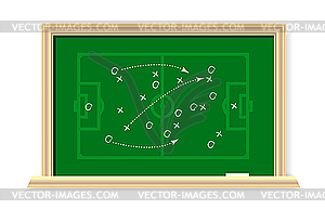 Football Scheme - vector clipart