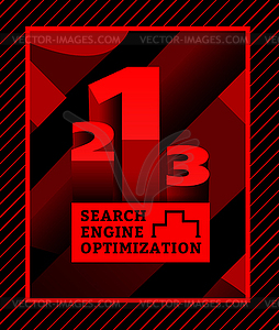 Search engine optimization - vector image