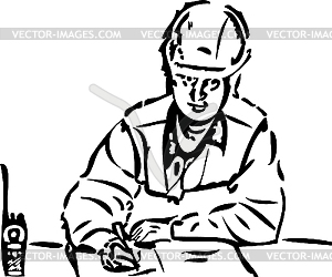 Builder - vector clip art