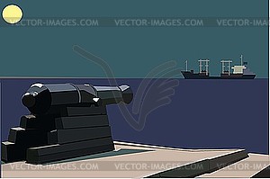 Cannon - vector image