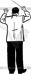 Conductor - vector clipart