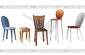 Chairs - vector clipart