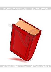 Красная книга - изображение в векторном виде