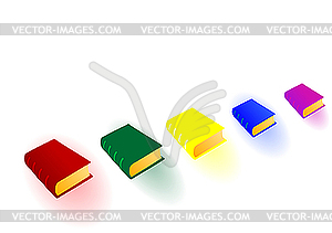 Color big books - vector image