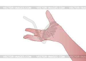 Hand - vector image