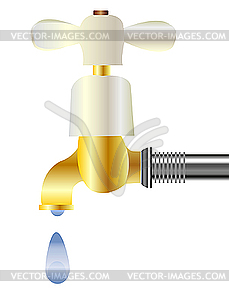 Faucet - vector image