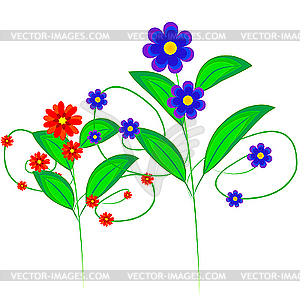 Flowers - vector clipart