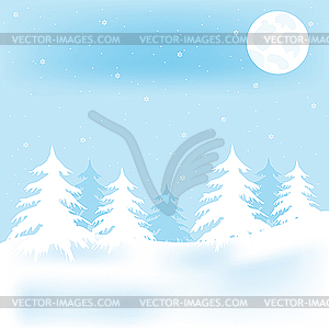 Winter frest - vector clipart