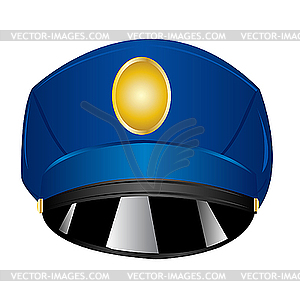 Service police cap - vector clipart