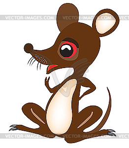 Nice fairy-tale mouse - vector EPS clipart