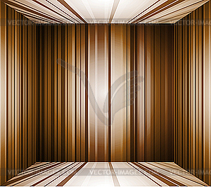 Empty brown interior background - royalty-free vector clipart