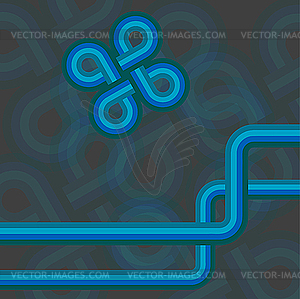 Abstract blue background - vector clipart / vector image