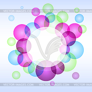 Circгcular abstract colored background - color vector clipart