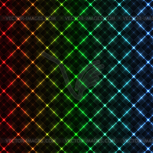 Abstract neon grid background - vector clip art