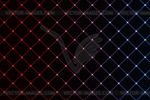 Abstract neon grid background - vector EPS clipart