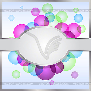 Abstract colorful card - vector image