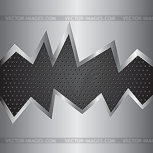 Metal background - vector clipart