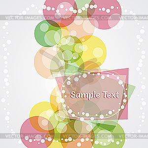 Abstract colorful background - vector image