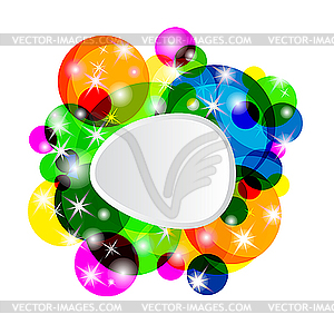 Abstract colorful card - vector image