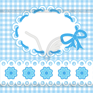 Baby card - royalty-free vector clipart