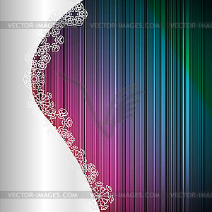 Striped new year christmas background - vector image