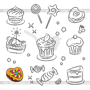 Holiday Sweets - vector image