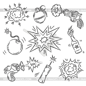 Boom! Set! - vector EPS clipart