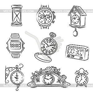 Watches - vector image